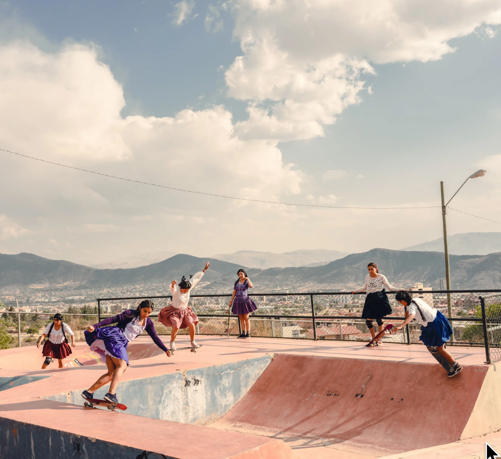 How this Bolivian all-female skate crew is celebrating their Indigenous roots post image